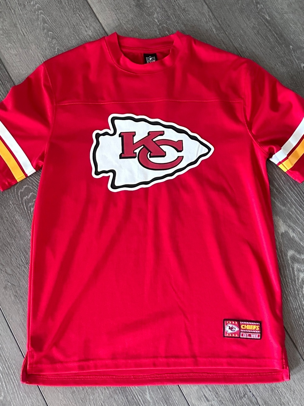 Kansas City Chiefs Red Adult Jersey Tee